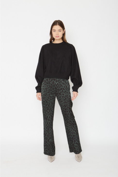 Cyan Olive Animal Dot Pant