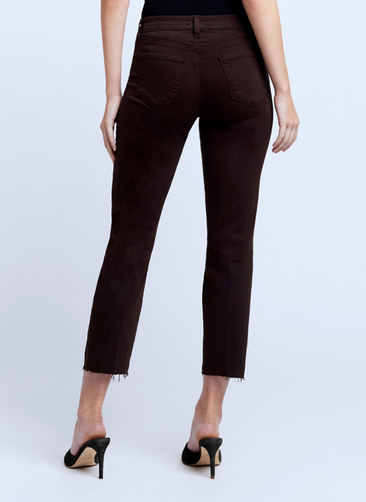 Sada High Rise Crop Slim Espresso