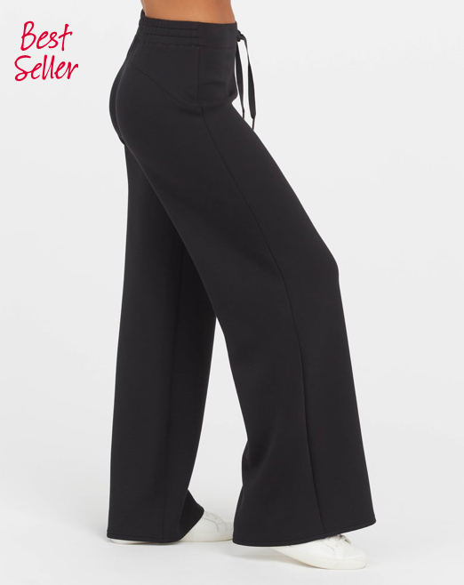 Airessentials Wide Leg Pant Very Black