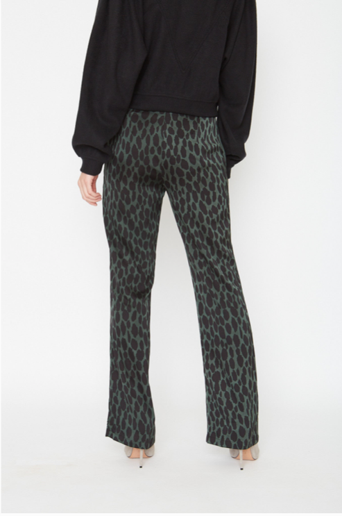 Cyan Olive Animal Dot Pant