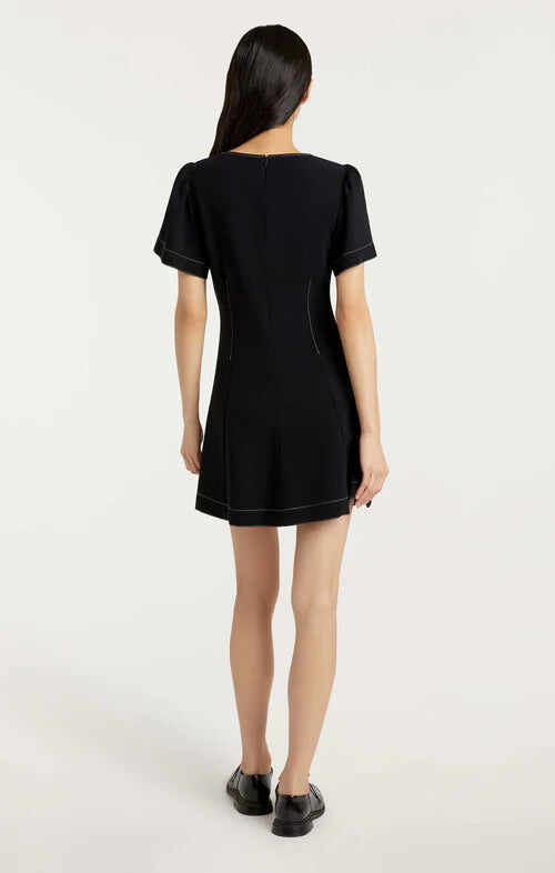Dorine Dress Black/ Ivory