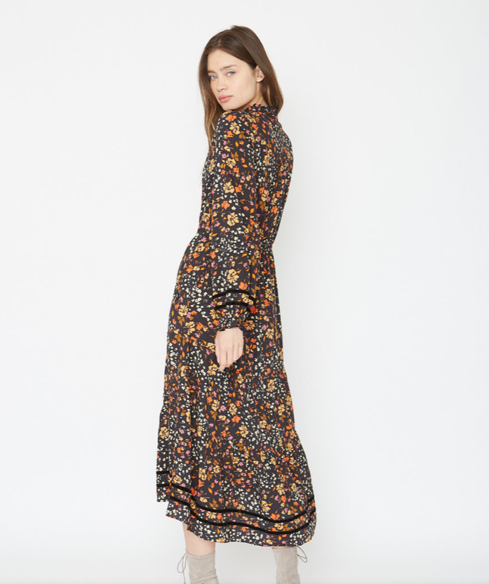 Monet Dress Falling Florals
